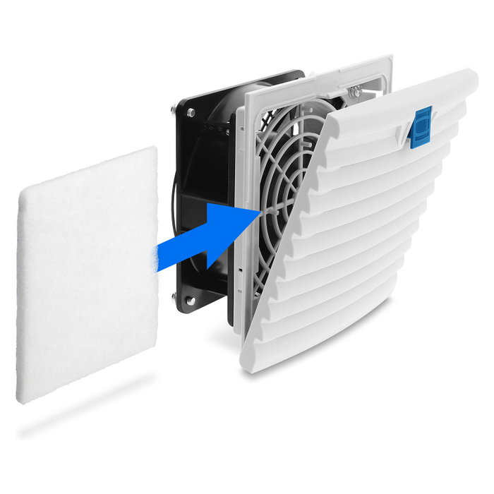 DeLOCK 67466 Ventilador industrial de pared con filtro