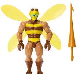 Mattel Masters of the Universe Origins Figura Buzz-Off 14cm Articulada con Accesorios y Minicómic