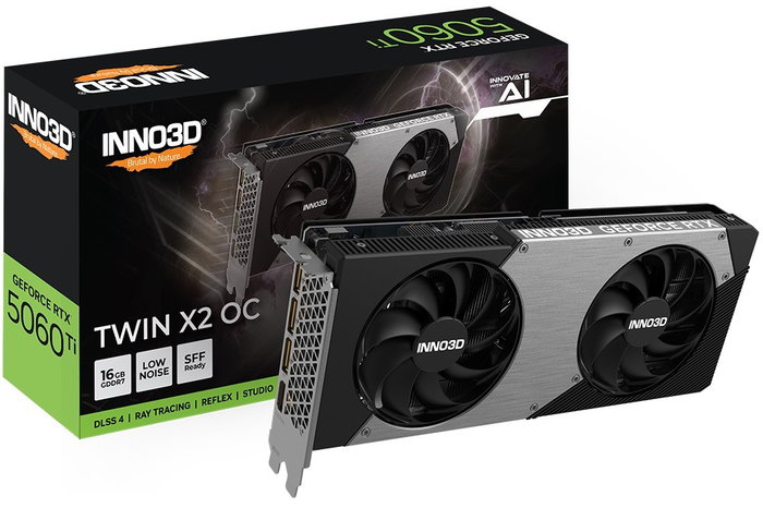 Inno3D GeForce RTX 5060 Ti TWIN X2 OC 16GB GDDR7 Inno3D GeForce RTX 5060 Ti TWIN X2 OC 16GB GDDR7