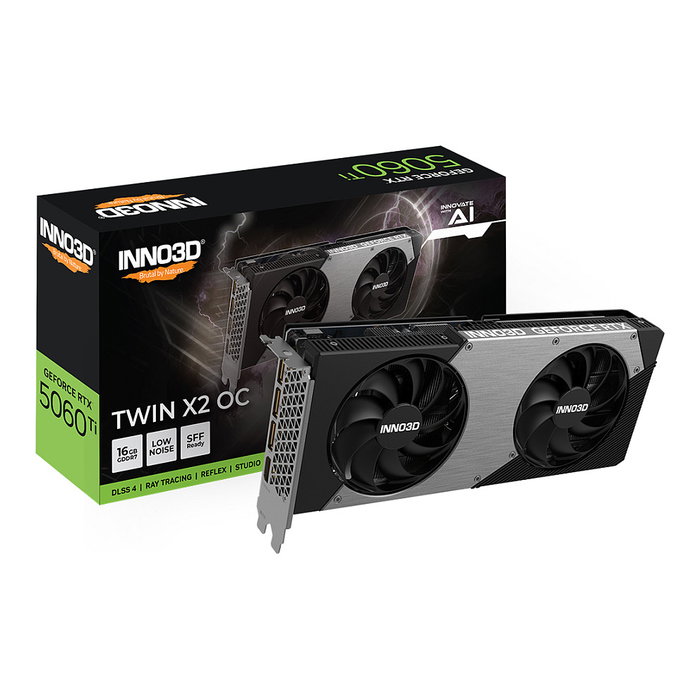 Inno3D RTX 5060 Ti 16GB GDDR7 Twin X2 OC Tarjeta Gráfica