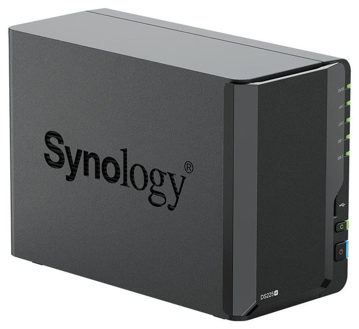 Synology DiskStation DS225+ 2 Bahías Negro