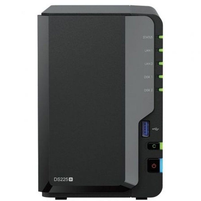 Synology DiskStation DS225+ 2 Bahías Negro