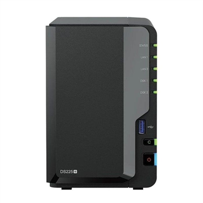 Synology DiskStation DS225+ 2 Bahías Negro