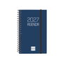 Finocam Agenda Anual 2027 Spiral Basic Opaque Azul