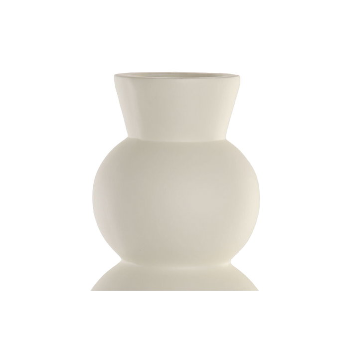DKD Home Decor Jarrón de Fibra de Vidrio Blanco 26x26x81 cm DKD Home Decor Jarrón de Fibra de Vidrio Blanco 26x26x81 cm