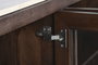 DKD Home Decor Buffet Mango y Mármol Travertino 180x40x85