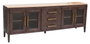 DKD Home Decor Buffet Mango y Mármol Travertino 180x40x85