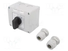 SPAMEL Interruptor de leva 3 polos 25A L-0-P IP65