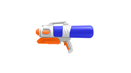 Pistola de agua de plástico Marbueno Color Blanco para verano MARBUENO SUMMER 10375B