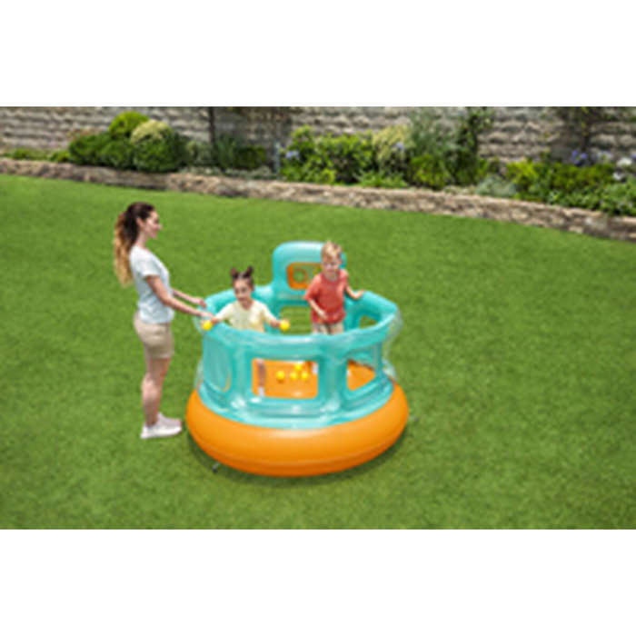 Bestway Saltador Hinchable Juegos con Bolas 152x152x117 cm +3 Años Interior y Jardin 52344 Bestway Saltador Hinchable Juegos con Bolas 152x152x117 cm +3 Años Interior y Jardin 52344