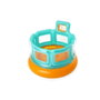 Bestway Saltador Hinchable Juegos con Bolas 152x152x117 cm +3 Años Interior y Jardin 52344