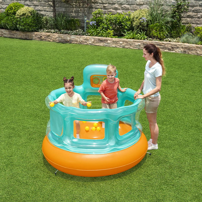 Bestway Saltador Hinchable Juegos con Bolas 152x152x117 cm +3 Años Interior y Jardin 52344 Bestway Saltador Hinchable Juegos con Bolas 152x152x117 cm +3 Años Interior y Jardin 52344