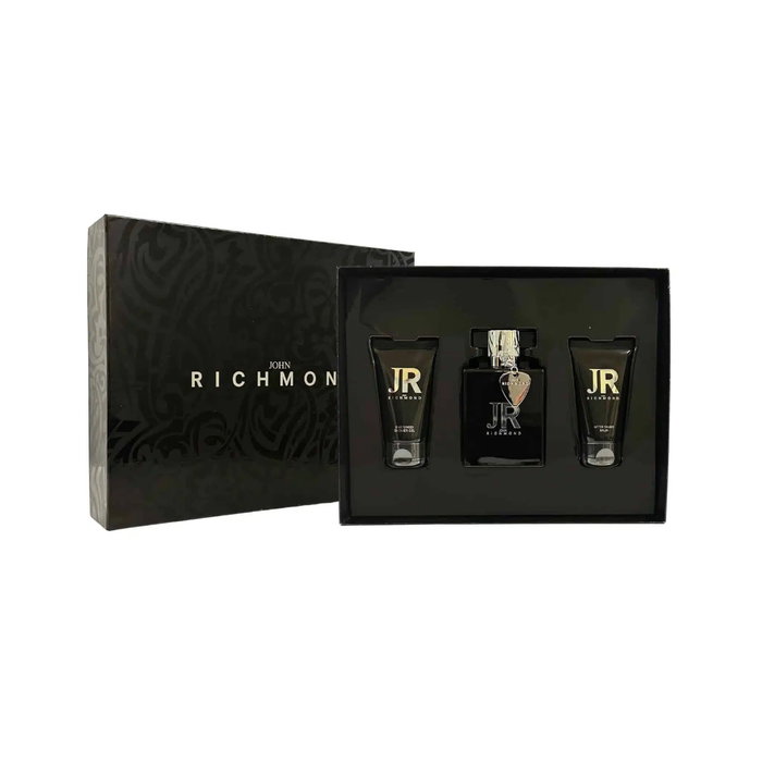 Set John Richmond: Man, Eau De Parfum, For Men, 100 ml + Man, Nourishing, Shower Gel, 50 ml + Man, After-Shave Balm, 50 ml Set John Richmond: Man, Eau De Parfum, For Men, 100 ml + Man, Nourishing, Shower Gel, 50 ml + Man, After-Shave Balm, 50 ml