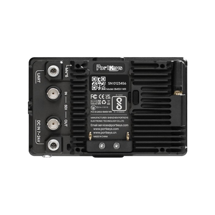Portkeys BM5 IV WR Monitor de campo de 5,5 pulgadas con SDI/HDMI y control inalámbrico