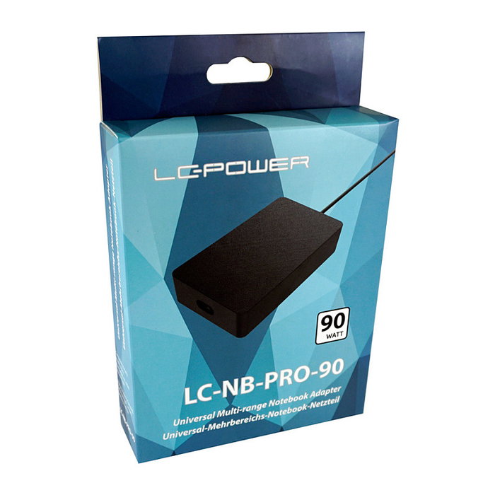 LC-Power LC-NB-PRO-90 Cargador para Portátil 90W USB-C 18.5-20V Negro