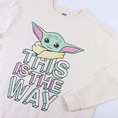 Cerdá Pijama Largo Cotton Brushed The Mandalorian Beige Talla XS Cerdá Pijama Largo Cotton Brushed The Mandalorian Beige Talla XS