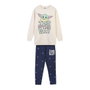 Cerdá Pijama Largo Cotton Brushed The Mandalorian Beige Talla XS