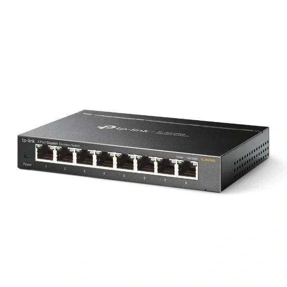 TP-Link Omada TL-SG108S Switch No administrado Gigabit Ethernet Negro TP-Link Omada TL-SG108S Switch No administrado Gigabit Ethernet Negro