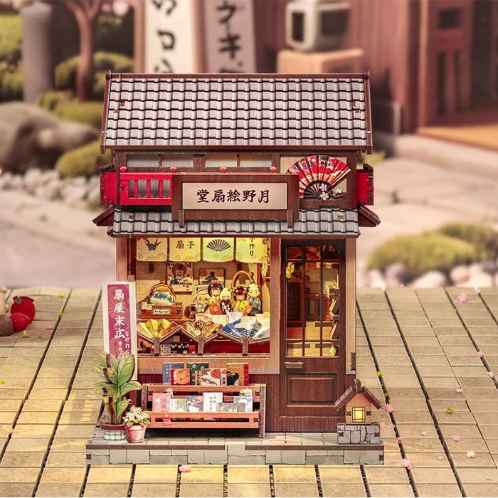 Maqueta Model Kit Miniature House Tsukino Eogi-dou 19 x 14 cm