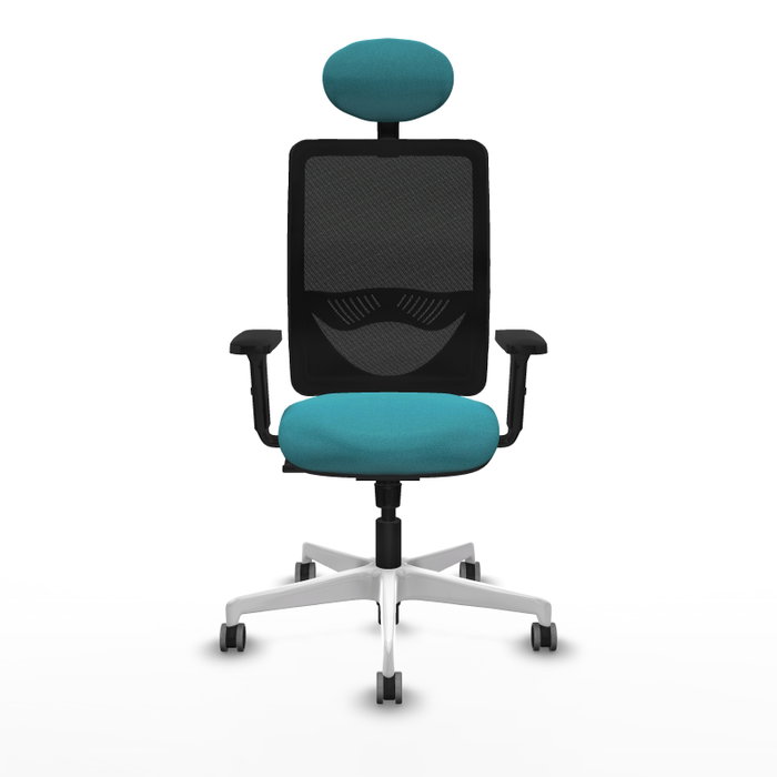 PIQUERAS Y CRESPO Silla de oficina Zulema con mecanismo Sincro, Turquesa y Negro PIQUERAS Y CRESPO Silla de oficina Zulema con mecanismo Sincro, Turquesa y Negro