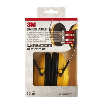 3M Peltor Optime H510A Protector auditivo acolchado amarillo