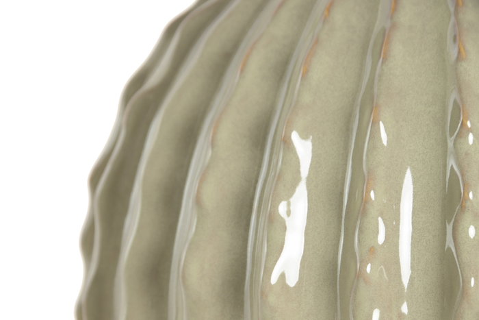 DKD Home Decor Jarrón de Gres Verde 25x25x37 cm