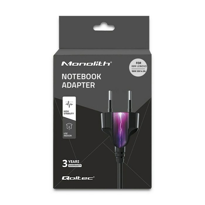 Qoltec Cargador de 90W para IBM Lenovo (20V, 4.5A, 7.9*5.5mm) de reemplazo