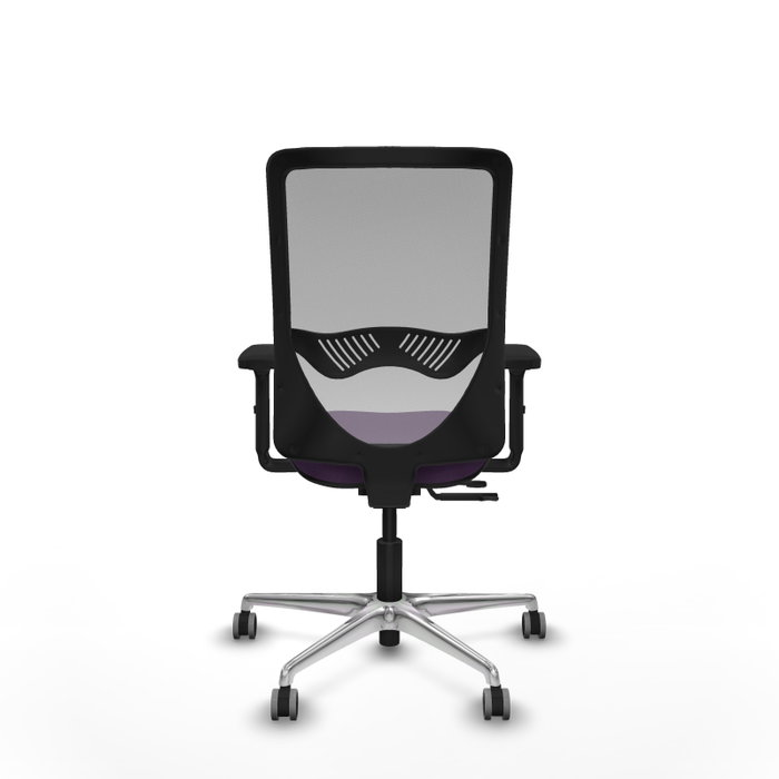 PIQUERAS Y CRESPO Silla de oficina Zulema con mecanismo Sincro/Traslack, Morado y Gris PIQUERAS Y CRESPO Silla de oficina Zulema con mecanismo Sincro/Traslack, Morado y Gris
