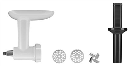 Kitchenaid 5KSMFGA Accesorio Picadora de Carne para Triturar Carne, Pescado, Verduras, Queso y Pan para Hamburguesas, Croquetas, Patés