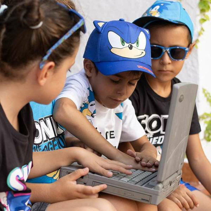 Cerdá Gorra Premium Aplicaciones Sonic T53C: 53 cm