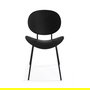 Versa Silla Neko Negro 55 x 79 cm Metal, Polipropileno (4 Unidades)