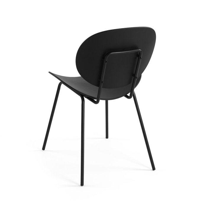 Versa Silla Neko Negro 55 x 79 cm Metal, Polipropileno (4 Unidades)