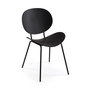 Versa Silla Neko Negro 55 x 79 cm Metal, Polipropileno (4 Unidades)