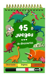 AUZOU EDITIONS, 45 Juegos... de dinosaurios