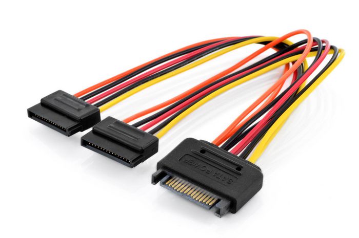 Digitus Cable de alimentación interna SATA 15-pin a 2x SATA 15-pin, 0,3 m Digitus Cable de alimentación interna SATA 15-pin a 2x SATA 15-pin, 0,3 m