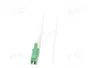 QOLTEC Latiguillo de fibra óptica LC/APC a LC/APC, 3m, 9/125µm, SMF G652D