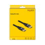 DeLOCK Cable DisplayPort 8K 60 Hz 3 m Negro Metal