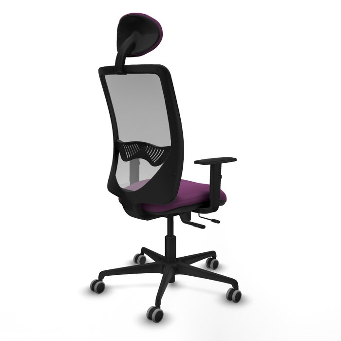 PIQUERAS Y CRESPO Silla de oficina Zulema Morado y Gris