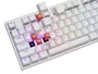 Genesis Thor 404 Teclado Mecánico RGB Blanco Layout Polaco Outemu Peach Silent Hot-Swap