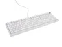 Genesis Thor 404 Teclado Mecánico RGB Blanco Layout Polaco Outemu Peach Silent Hot-Swap