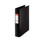 Esselte Carpeta de Anillas Folio Negro con 4 Anillas Mixtas de 40 mm