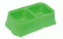 Sandimas Comedero 2 Pozas Súper para Perros y Gatos - 2x1.4lt, Mayor Grosor, Resistencia y Estabilidad