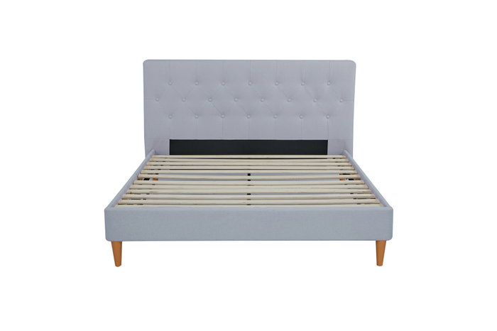 DKD Home Decor Cama Urban Gris Claro 219 x 104 x 170 cm Colección Bed in a Box