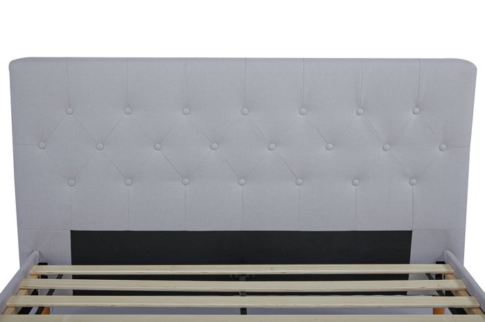DKD Home Decor Cama Urban Gris Claro 219 x 104 x 170 cm Colección Bed in a Box