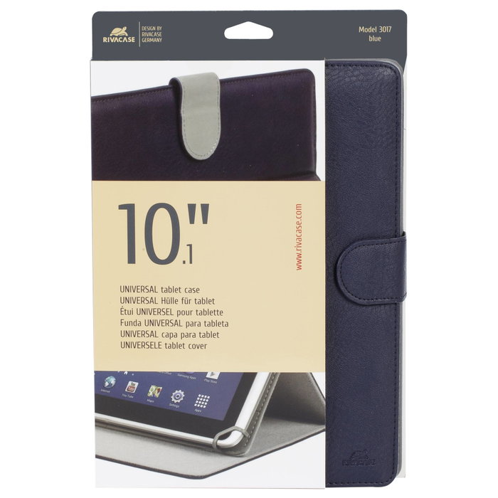 Rivacase 3017 Orly Funda para Tablet 10.1'' Azul