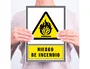 Archivo 2000 Pictograma Riesgo de Incendio PVC Luminiscente 210x297 mm Señal Informativa