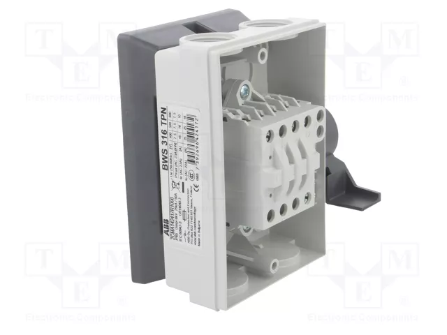 ABB Interruptor de seguridad BWS 3 polos 16A ABB Interruptor de seguridad BWS 3 polos 16A