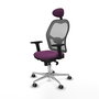 PIQUERAS Y CRESPO Silla de oficina Jorquera Morado y Gris