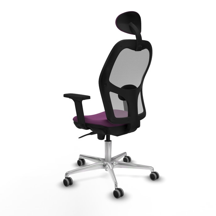 PIQUERAS Y CRESPO Silla de oficina Jorquera Morado y Gris PIQUERAS Y CRESPO Silla de oficina Jorquera Morado y Gris