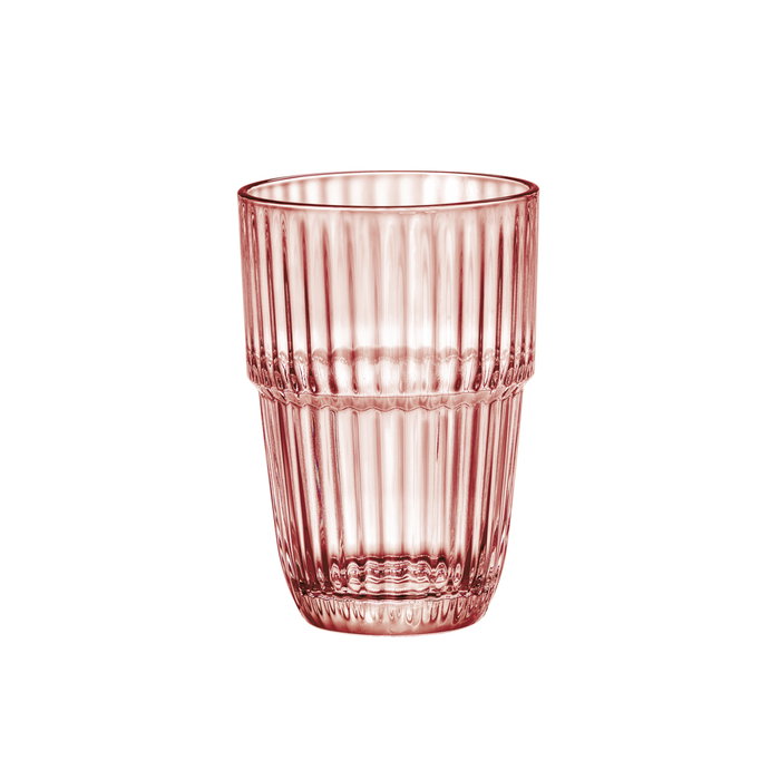 Bormioli Rocco Vasos Altos Barshine Coral Naranja 38 cl - Pack de 6